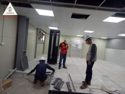 Lát gạch sàn nâng Nhà máy foseca KCN Vsip Bắc Ninh