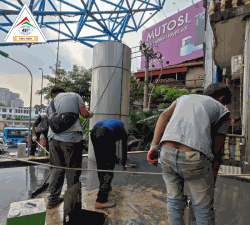 chống thấm KHU nhà bảo vệ TRƯỜNG ĐẠI HỌC KINH TẾ QUỐC DÂN HÀ NỘI